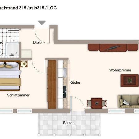 Inselstrand Inselstrand 315 Apartment Heringsdorf  Luaran gambar